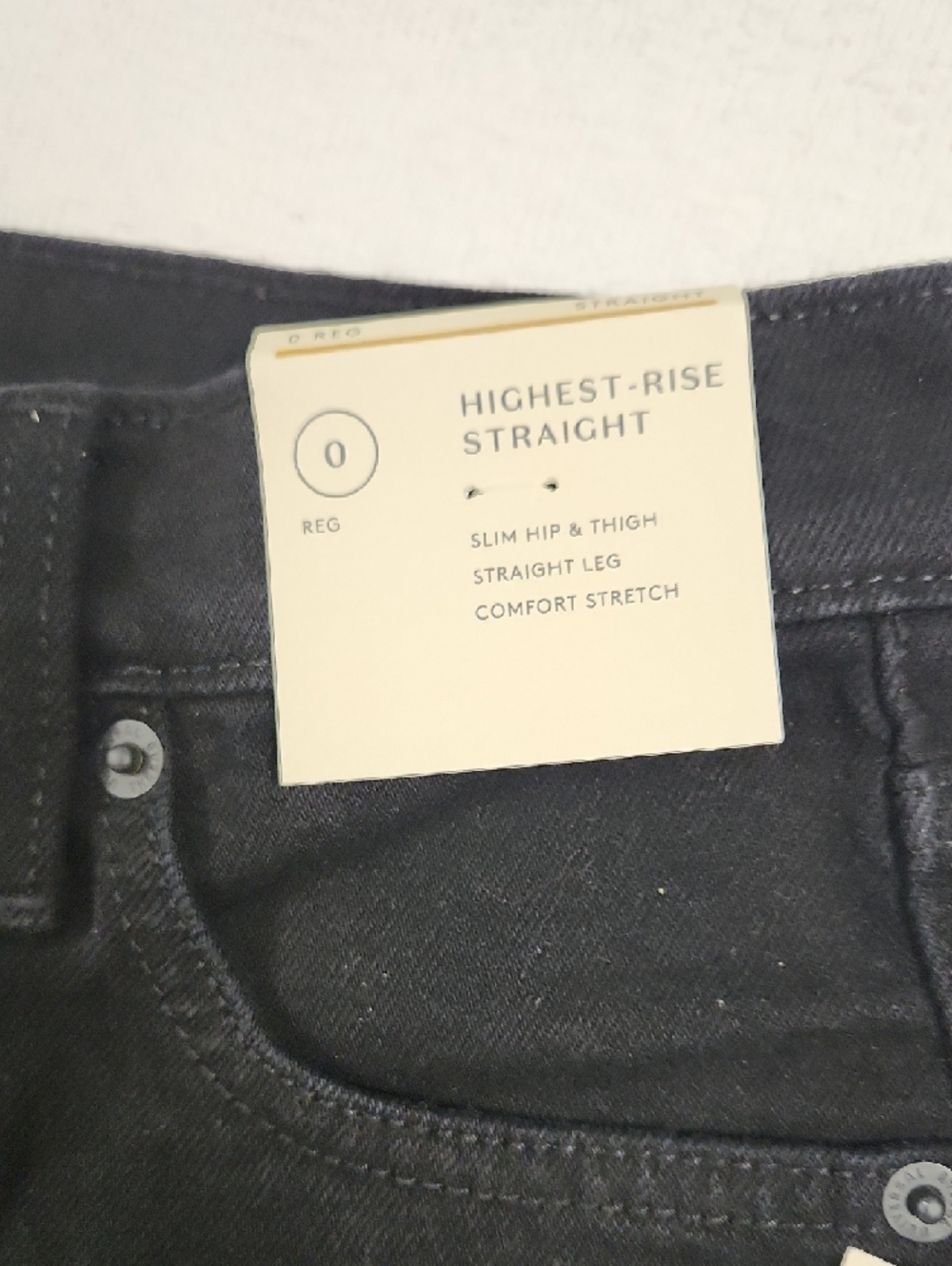 Universal Thread- Black Straight-Leg High Rise - Picture 3 of 5